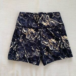 Constantly Varied Gear Black Gold Marble shorts
